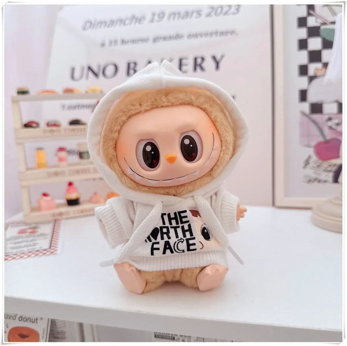 Vêtements pour Poupée Labubu – Ensemble Hoodie & Pantalon