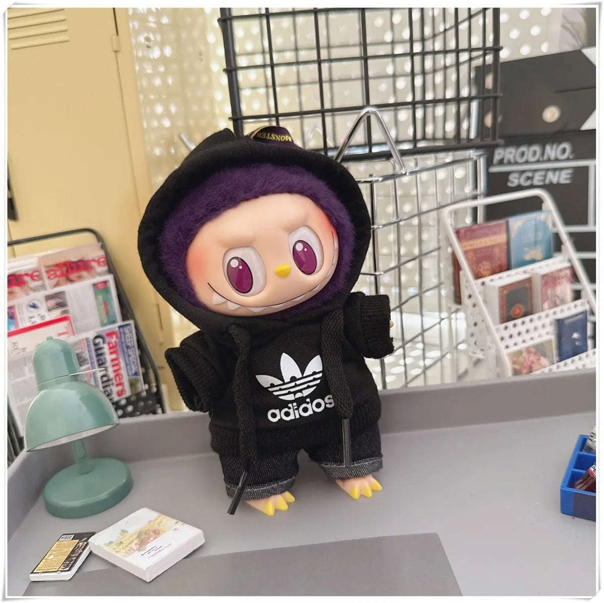 Vêtements pour Poupée Labubu – Ensemble Hoodie & Pantalon