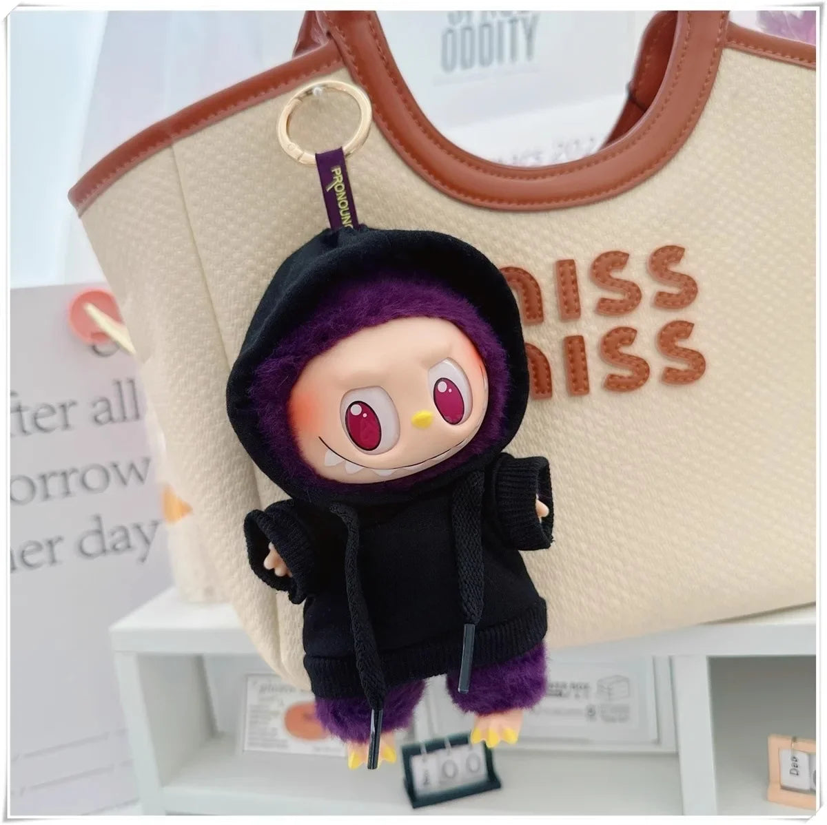 Vêtements pour Poupée Labubu – Ensemble Hoodie & Pantalon