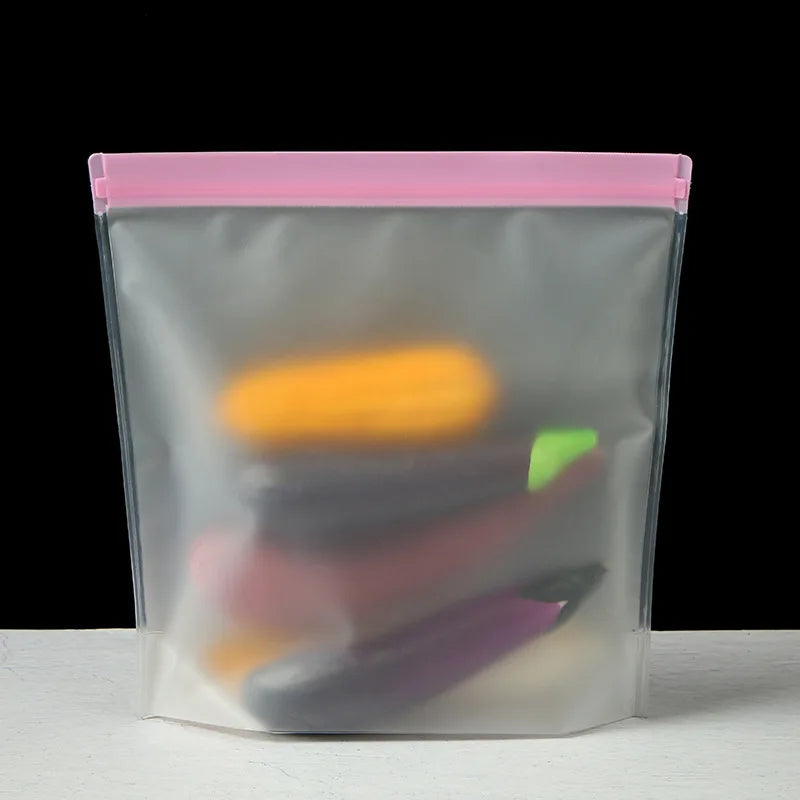 Sachets Alimentaires Réutilisables en Silicone