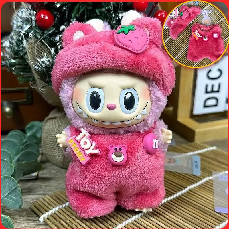 Vêtements Hoodie pour Poupée Labubu – 17 cm