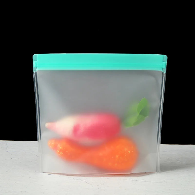 Sachets Alimentaires Réutilisables en Silicone