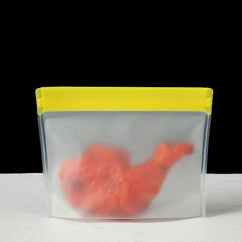 Sachets Alimentaires Réutilisables en Silicone
