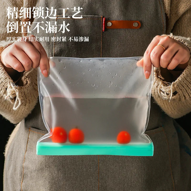 Sachets Alimentaires Réutilisables en Silicone
