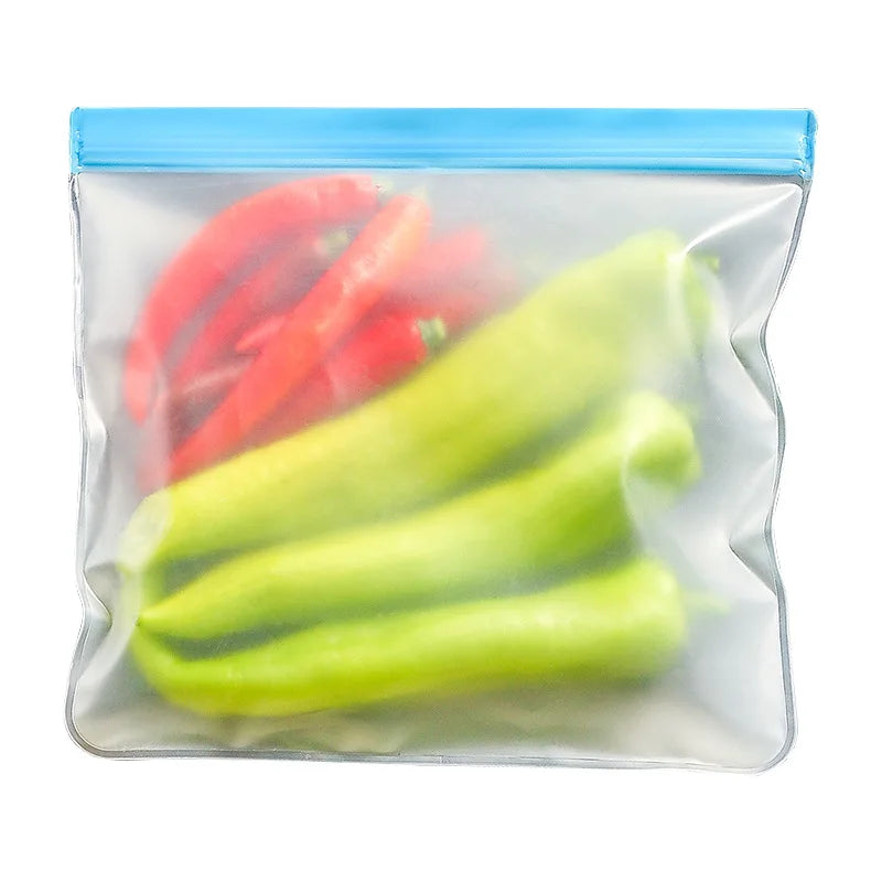 Sachets Alimentaires Réutilisables en Silicone